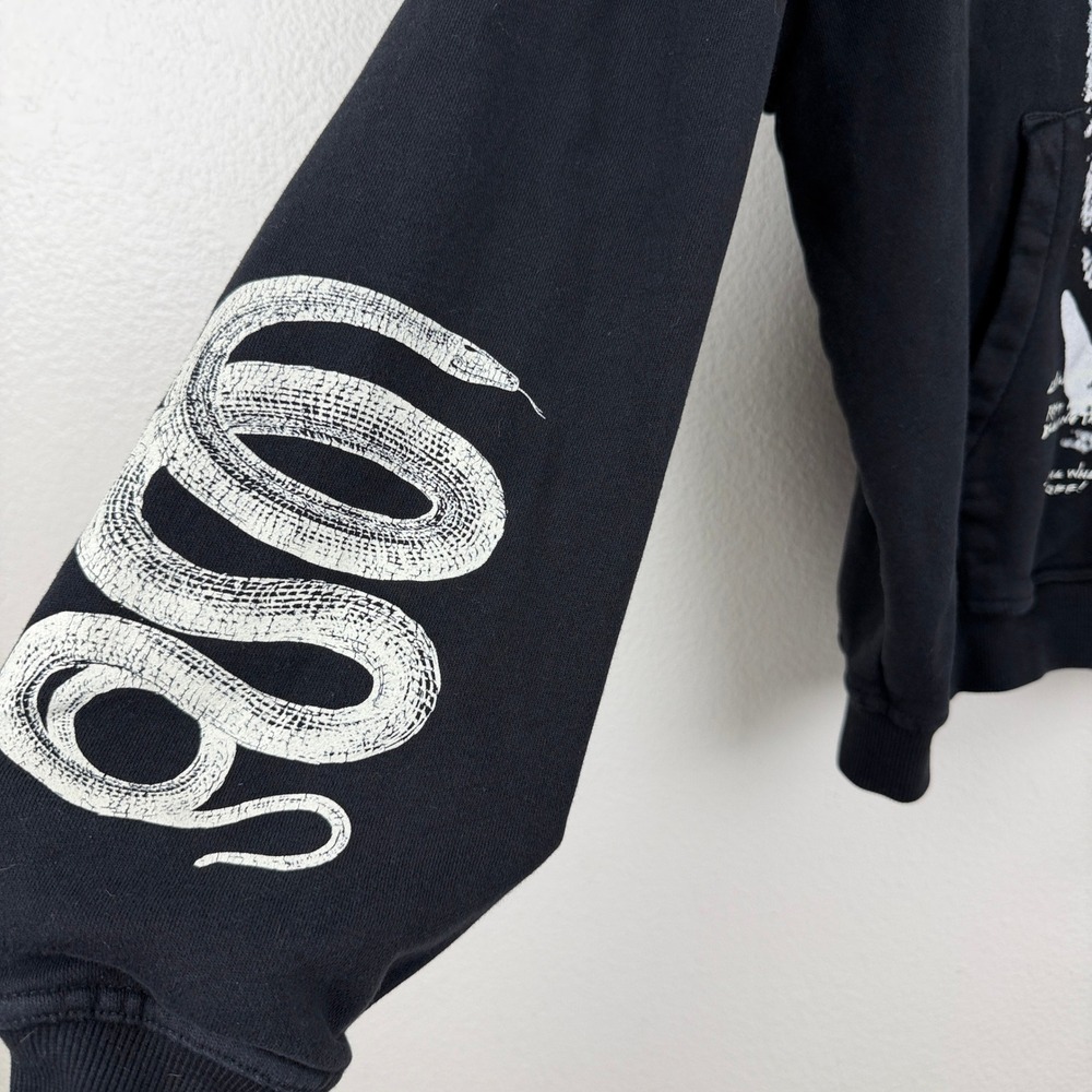 Civil Regime Hoodie Mens Large Black Wolves Graphic Limited Edition 743 of 1000 - Picture 4 of 9
